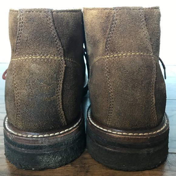 FRYE Dakota Crepe Chukka Brown Suede Leather Boots - Picture 7 of 12